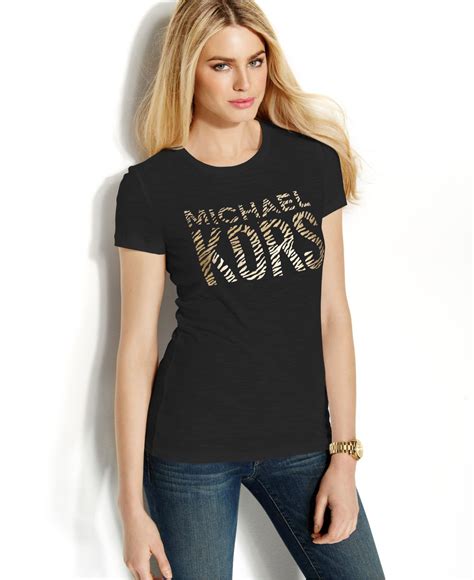 michael kors logo shirts womens|michael kors women's wrap top.